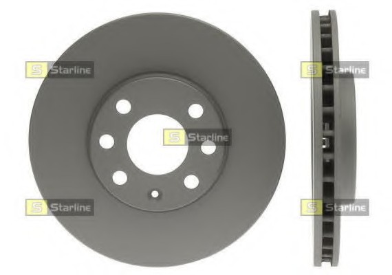 PB 2638C Starline Диск тормозной окрашенный (антикорозионная обработка) STARLINE