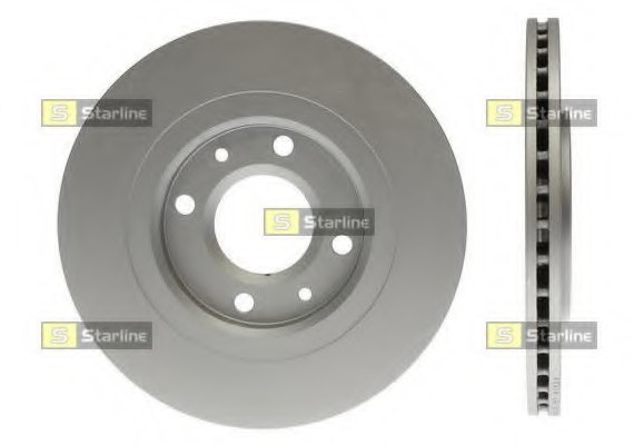 PB 2025C Starline Диск тормозной окрашенный (антикорозионная обработка) STARLINE