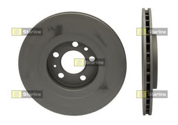 PB 2544C Starline Диск тормозной окрашенный (антикорозионная обработка) STARLINE