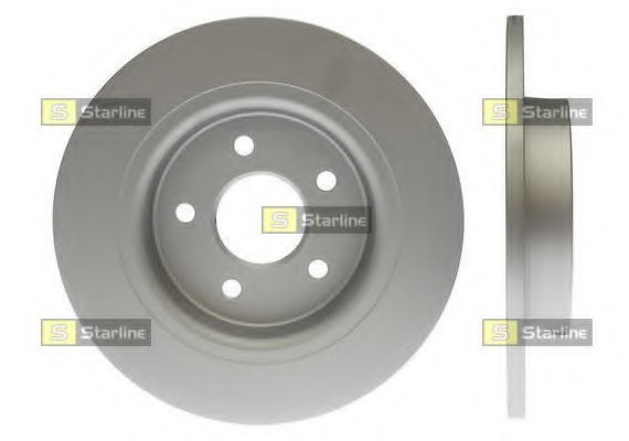 PB 1489C Starline Диск тормозной окрашенный (антикорозионная обработка) STARLINE