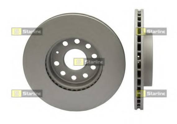 PB 2958C Starline Диск тормозной окрашенный (антикорозионная обработка) STARLINE