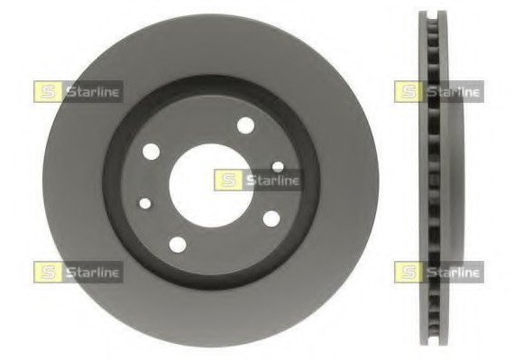 PB 2770C Starline Диск гальмівний пофарбований (антикорозійна обробка) STARLINE