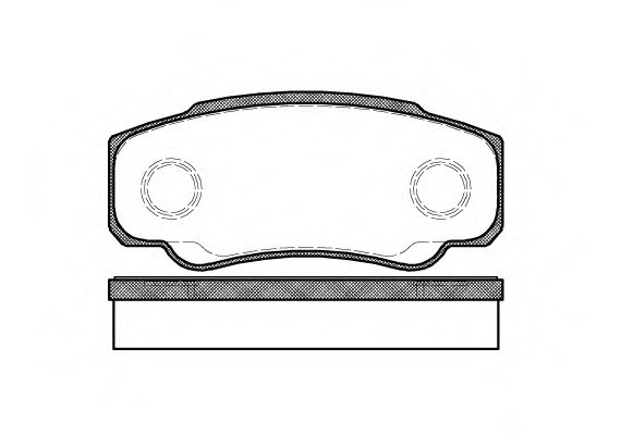 0961.00 Remsa Колодка торм. CITROEN JUMPER, FIAT DUCATO задн. (пр-во REMSA)