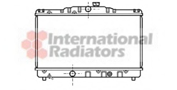 53002115 Van Wezel Радиатор охлаждения COROLLA EE90 1.3MT 87-92(пр-во Van Wezel)