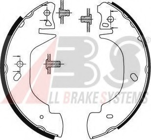 8940 ABS Колодка торм. барабан. FORD TRANSIT 80-120 задн. (пр-во ABS)