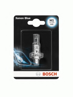 1 987 301 011 BOSCH Лампа розжарювання H1 12V 55W P14,5s XENON BLUE (пр-во Bosch)