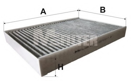 K9101C MFILTER Фільтр салону LAND ROVER; VOLVO (вугільний) (пр-во M-Filter)