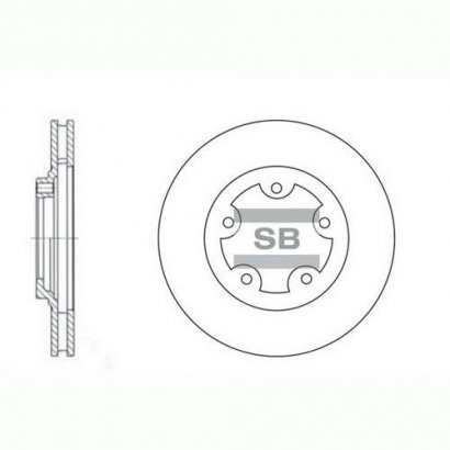 SD1029 Hi-Q (SANGSIN BRAKE) Диск тормозной HYUNDAI STAREX LIVERO 96-00 (пр-во SANGSIN)