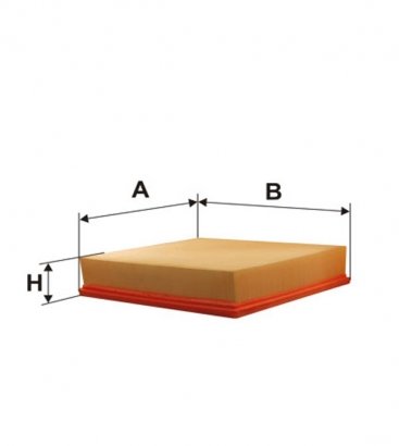 WA6537 WIX-FILTRON Фільтр повітряний AUDI A8 WA6537/AP004/2 (пр-во WIX-Filtron)