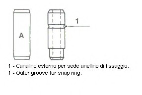 01-S2685 METELLI (Италия) Направляющая клапана DAEWOO Lanos 1,5 8V 7mm(пр-во Metelli)