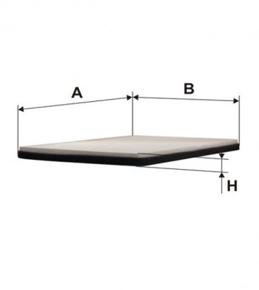 Фільтр салону DAF (TRUCK) 93212E/K1091 (пр-во WIX-Filtron)