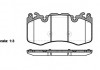 Колодка торм. LANDROVER, RANGE ROVER передн. (пр-во REMSA) 1410.00