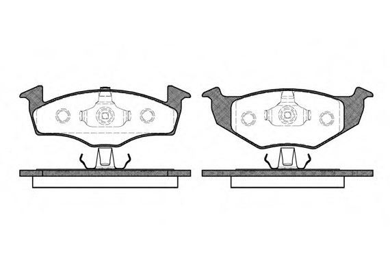 0609.20 Remsa Колодка гальм. SEAT IBIZA IV, VW POLO передн. (пр-во REMSA)