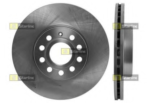 PB 2958 Starline Диск тормозной (Кол-во технических отверстий - 9) STARLINE