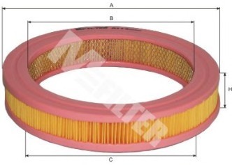 A114 MFILTER Фільтр повітряний Honda Civic 1.3, 1.5 -87 (пр-во M-Filter)