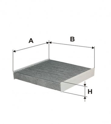 WP2111 WIX-FILTRON Фильтр салона Dacia; Renault угольный (пр-во Wix-Filtron)