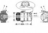 Компрессор кондиционера Opel Astra G (98-), Meriva (03-), Zafira (99-) 1.4i, 1.6 OLAK316
