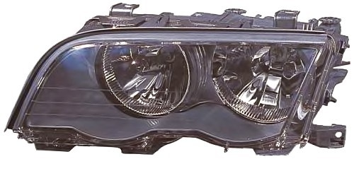 444-1120L-LDEM1 DEPO (Тайвань) Фара лев. H7/H7 хром. рамка SED/TOURING -9/01 [DEPO] DEPO