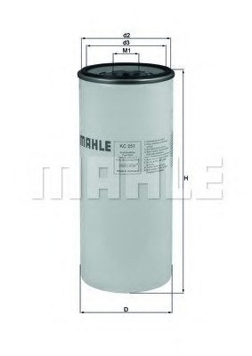 KC251 KNECHT Фильтр топл. RENAULT (TRUCK); VOLVO (пр-во Knecht-Mahle)