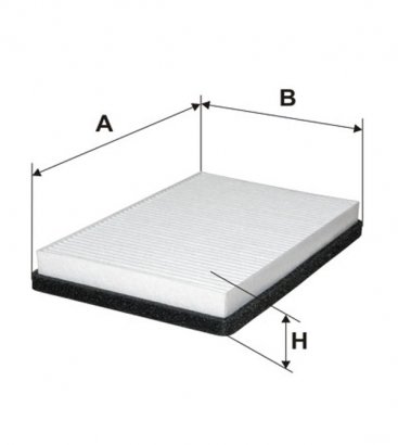 WP2000 WIX-FILTRON Фільтр салону ВАЗ 1118 WP2000/K 1229 (пр-во WIX-Filtron)