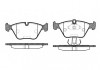 Колодка гальм. BMW 3 (E46), 5 (E39) передн. (пр-во REMSA) 0270.25