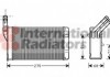 09006055 Van Wezel Радіатор обігрівача CITR ZX/XANTIA / PEUG 306 (Van Wezel) (фото 2)