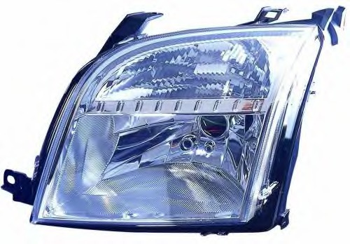 Фара лев. H4 (без кришки) авт. регулювання [DEPO] DEPO 431-1155L-LDEMN