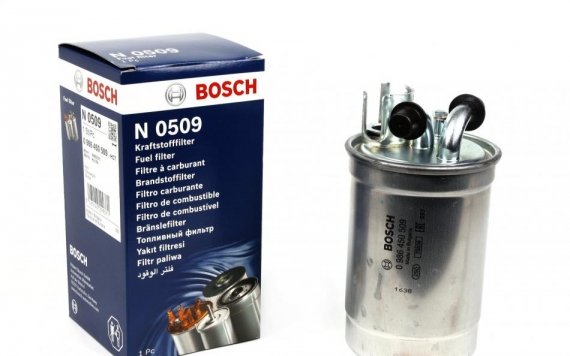 0 986 450 509 BOSCH Фильтр топл. бенз. AUDI A6, VW PASSAT TDI (пр-во Bosch)