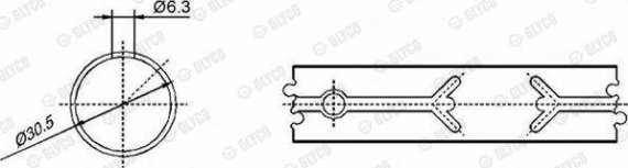 55-3635 SEMI Glyco (Германия) Втулка шатуна MB OM601/OM602/OM603 D 28MM (пр-во GLYCO)