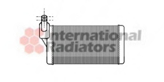 58006097 Van Wezel Радиатор отопителя VW TRANSPORTER ALL 90-00 (Van Wezel)