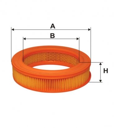 WA6387 WIX-FILTRON Фільтр повітряний FORD WA6387/AR205 (пр-во WIX-Filtron)