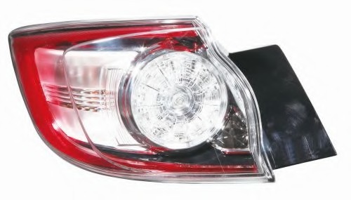216-1981R-UE DEPO (Тайвань) Фонарь задний правый внешн. без патрона H/B (LED) DEPO