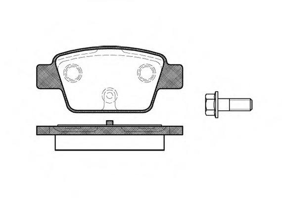 Фото колодка торм. FIAT MULTIPLA, STILO задн. (пр-во REMSA) 0861.00 Remsa 0861.00 Remsa Колодка торм. FIAT MULTIPLA, STILO задн. (пр-во REMSA)