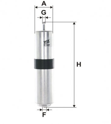WF8446 WIX-FILTRON Фільтр топл. BMW 316d, 318d, 335d (пр-во WIX-Filtron)