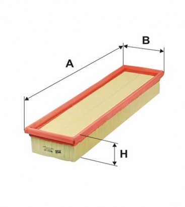 WA9735 WIX-FILTRON Фільтр повітряний CITROEN, PEUGEOT (пр-во WIX-Filtron)