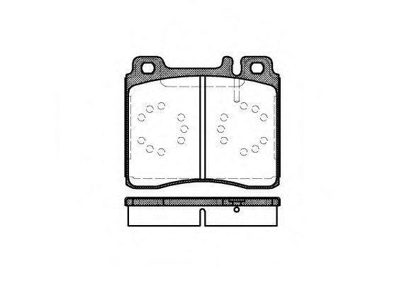 0420.00 Remsa Колодка торм. MB S-CLASS (W140) передн. (пр-во REMSA)