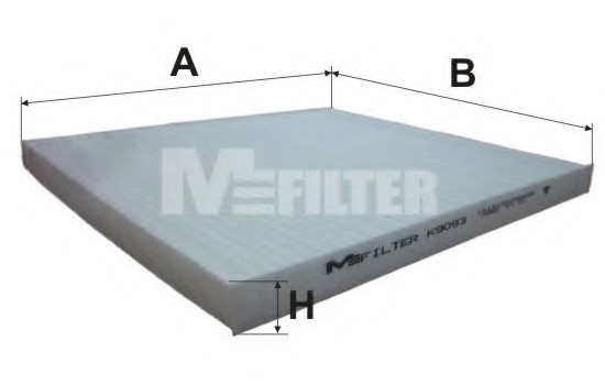 K9093 MFILTER Фильтр салона HYUNDAI Acent, RIO III (пр-во M-filter)