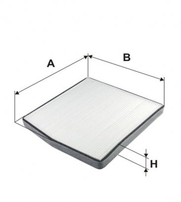 WP9100 WIX-FILTRON Фильтр салона VOLVO WP9100/K1126 (пр-во WIX-Filtron)