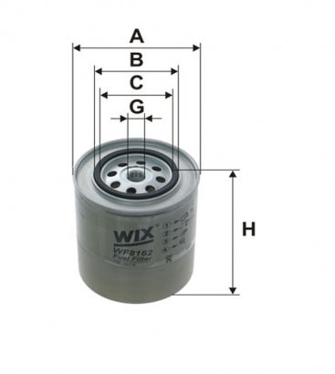 WF8162 WIX-FILTRON Фільтр топл. BMW PP854/1/WF8162 (пр-во WIX-Filtron)