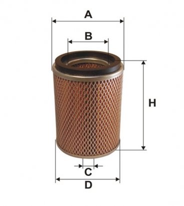 WA6112 WIX-FILTRON Фильтр воздушный WA6112/AM436/1 (пр-во WIX-Filtron)