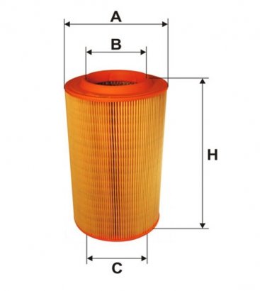 WA9523 WIX-FILTRON Фильтр воздушный WA9523/AR316/1 (пр-во WIX-Filtron)