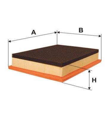 WA9538 WIX-FILTRON Фільтр повітряний WA9538/AP192/2 (пр-во WIX-Filtron)