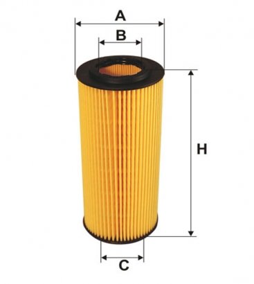 WL7406 WIX-FILTRON Фильтр масляный OE649/8/WL7406 (пр-во WIX-Filtron)