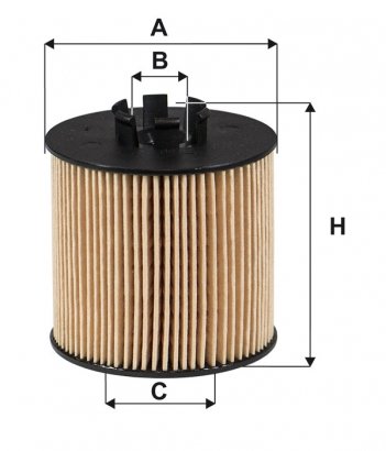 WL7410 WIX-FILTRON Фильтр масляный WL7410/OE650/2 (пр-во WIX-Filtron)