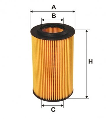 WL7236 WIX-FILTRON Фильтр масляный WL7236/OE649/2 (пр-во WIX-Filtron)