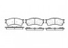 Колодка гальм. MAZDA 323 F, S передн. (пр-во REMSA) 0415.12