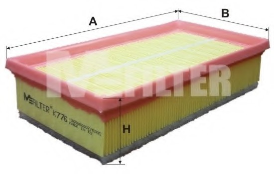 K776 MFILTER Фільтр повітряний CITROEN, PEUGEOT (пр-во M-filter)