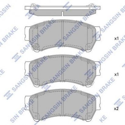 SP1475 Hi-Q (SANGSIN BRAKE) Колодка торм. MAZDA 6 07- передн. (пр-во SANGSIN)