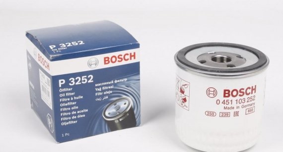 0 451 103 252 BOSCH Фильтр масляный FORD FOCUS, TRANSIT (пр-во Bosch)