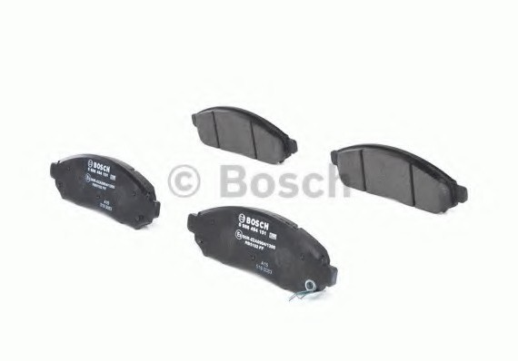 0 986 494 151 BOSCH Комплект тормозных колодок, дисковый тормоз BOSCH